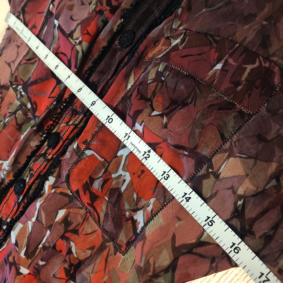 Anthropologie Beguile by Byron Lars Dress Sz 2 Lined Sheer Ombre Romantic Event - Picture 13 of 15